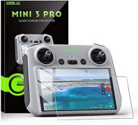 STARTRC Mini 3 Pro จอกระจกเทมเปอร์ผิวด้านกันสะท้อนสำหรับ DJI Air 3/Mini 3 Pro/ Mini 3/Air 2S /Mavic 3 Pro/mavic 3 Classic Rc/ 2 RC 2แพ็ค)