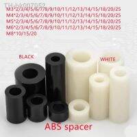 ❈  20-50pcs M3 M4 M5 m6 m8  White Black Nylon ABS Non-Threaded Spacer Round Hollow Standoff Washer PCB Board Screw