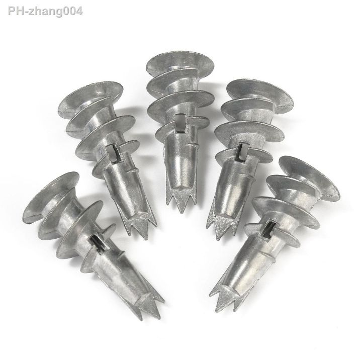 mtspace-durable-5pcs-set-zinc-alloy-plasterboard-fixings-self-drill-cavity-wall-speed-anchor-plugs-including-screws-13mmx32mm