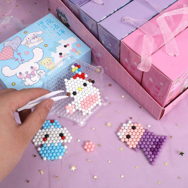 New Sanrio 3D Water Mist Magic Beads Kids Toy Children's Puzzle ...