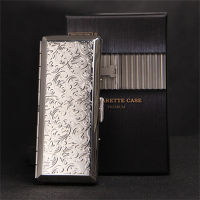 Can Hold 14 Fine Ciggarrette Carrying Box Pocket Metal Coarse Ciggarett Case Holder Smking Accessories