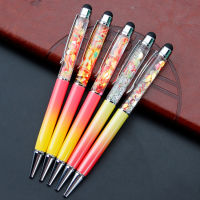 Creative dazzle colour ballpoint pen hourglass metal ball-point pen students gifts advertising pen