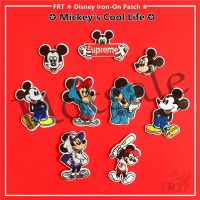 【hot sale】 ∋ B15 ☸ Mickeys Cool Life - D i s n e y Cartoon Fashion Brand ☸ 1Pc DIY Sew on Iron on Badges Patches