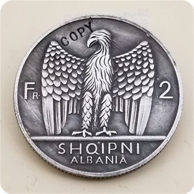 เหรียญ1926อัลบาเนีย2 Franga Ari Copy