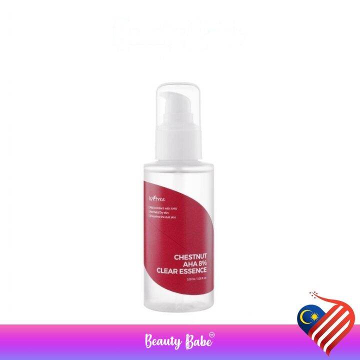Isntree Clear Skin 8 AHA Essence 100ml [Beauty Babe] Lazada