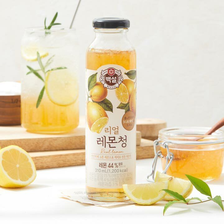 Cj Beksul Omija Cheong Korean Real Lemon Concentrate Lemonade Syrup ...