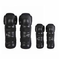 4pcsset Sports Elbow Knee Shin Armor Geer Guard Pads Protector for Bike Motorcycle Motorbike Bike Racing Skating