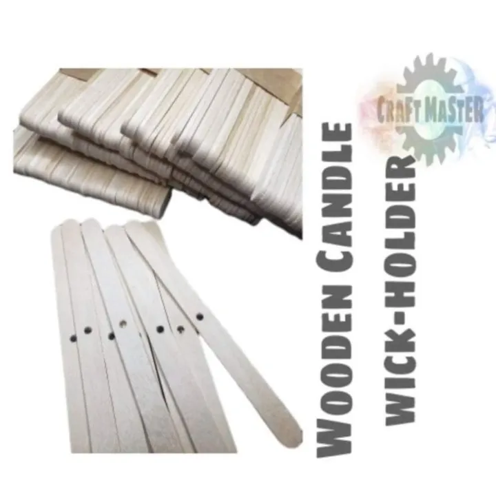 Wooden Candle wick Holder Device/ Candle Wick Centering material