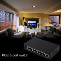 8พอร์ต10/100Mbps POE Switch IEEE802.3af Power Over Ethernet Network Switch สำหรับกล้อง IP โทรศัพท์ VoIP AP อุปกรณ์