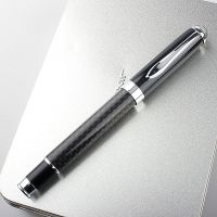 High Quality Full Metal fiber Roller Ballpoint Pen Office Executive Business Men Writing Pen Pens