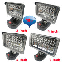 For Makita 18V 3457inch Cordless LED Spotlight LED Working Light Lamp Li-ion Battery Supply USB Outdoor Emergency Lighting