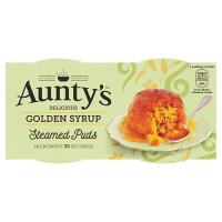 Auntys - Golden syrup puds 95gx2