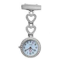 【CW】∈▥☏  New Fashion Clip-on Heart/Five-pointed Star Pendant Doctor Watches SCI88