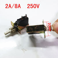 สวิตช์ปุ่มเครื่องดูดควัน 2 เท้า 3 สวิตช์เท้าสวิตช์ฮีตเตอร์ปุ่มเดียว 250V2A8A อุปกรณ์เสริมเครื่องทำความร้อนไฟฟ้า