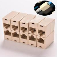 10ชิ้น ข้อต่อ RJ45 CAT5 Coupler Plug Network LAN Cable Extender Joiner Connector Adapter