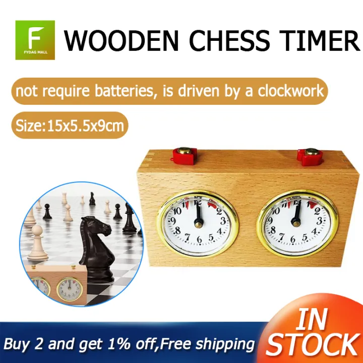 Wooden Chess Timer Tournament Competition Game Chess Clock Timer Gift
