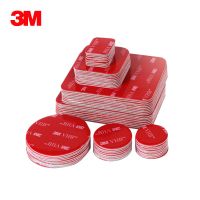 5PCS 3M VHB Double Sided Adhesive Tape No Trace Strong Paste Home Car Interior Decoration Office Stationery Tape Black Transparent