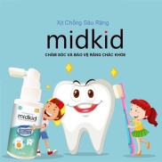 Xịt Chống Sâu Răng MIDKID - Bảo vệ men răng, ngừa ố vàng cho bé từ 1 tuổi