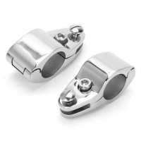 2pcs Stainless Steel Boat Marine Hinged Upper Jaw Slide Hardware Fittings Marine Accessories