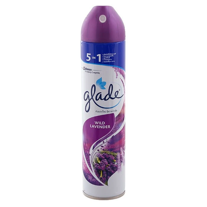 fernnybaby-เกลด-สเปร์-glade-320ml-สเปรย์-ปรับอากาศ-เกรด-ปรับกลิ่น-กลิ่นหอม-เกด-สูตร-ไวลด์-ลาเวนเดอร์-320-มล