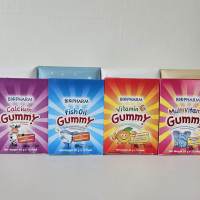 (ยกกล่อง 12 ซอง) Biopharm GUMMY ไบโอฟาร์ม กัมมี่ เยลลี่สำหรับเด็ก อร่อย ทานง่าย ซองเล็ก 24 กรัม  มี 4 รสชาติ