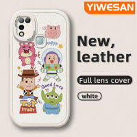 YIWESAN เคสสำหรับ Infinix ขายดี10 Play เคส X688C 11 Play การ์ตูนตุ๊กตานักบินอวกาศรูปแบบดีไซน์ใหม่ใหม่ดีไซน์ใหม่โทรศัพท์ดีไซน์ด้านข้างนุ่มหนังกล้องฝาปิดเลนส์เคสป้องกันแบบบางเคสกันกระแทก