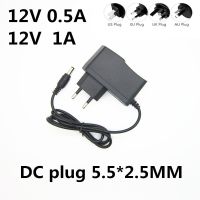 [Hot K] 1ชิ้น AC 100-240โวลต์ DC 12 V 0.8A 0.5A 1A ชาร์จไฟพาวเวอร์ซัพพลายอะแดปเตอร์แปลงไฟ12 V สำหรับแถบไฟ LED EVD CCTV