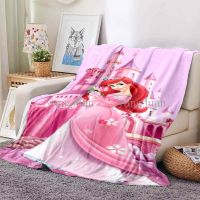 Disney Mermaid Princess Super Soft Warm Car Blanket Office Nap Snow White Sofa Chasing Drama Can Be Customized J333