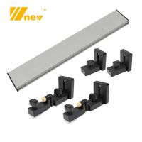 Woodworking Profile Fence and T Track Slot Sliding Brackets Miter Gauge Fence Connector for Woodworking Router/saw Table Benches