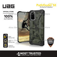 UAG Pathfinder SE Camo Series Phone Case for Samsung Galaxy S20 Ultra / S20 with Protective Case Cover - Army Green