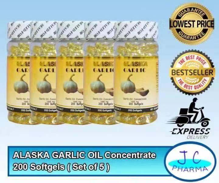 MZ wise ( set of 5 ) mz Alaska Garlic Oil Concentrate 1500mg 200