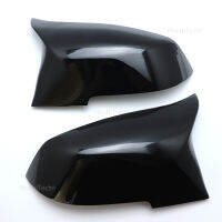 For BMW 3 Series F30 F31 Sedan &amp; Touring 2012-up Replace the original car mirror cover M4 appearance bright black mirror cover