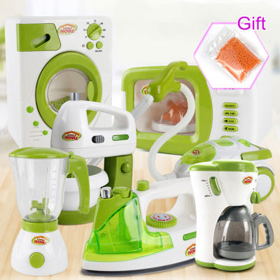 Simulation Kitchen Toy Set Kitchenware Coffee Machine Blender Pretend Play Kitchen Toys Educational Cooking for Kids Baby Girl