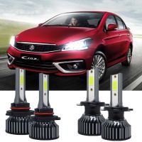 New ไฟหน้ารถยนต์ LED ฮาโลเจน 6000K สีขาว แบบเปลี่ยน สําหรับ Suzuki CIAZ 2019-2020 4 ชิ้น