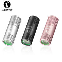 CWUSB ชาร์จไฟ EDC กลางแจ้งไฟฉายกระเป๋าพวงกุญแจไฟแฟลช130 Lumens 10800แบตเตอรี่แบบพกพาไฟฉาย Led EDC Pico