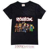 Roblox PIGGY แขนสั้นอายุ 4-12 ปีตัวการ์ตูนแอนิเมชั่นเสื้อยืดพิมพ์ลายลําลองเทรนด์แฟชั่นเกาหลีหลากสียอดนิยม_03