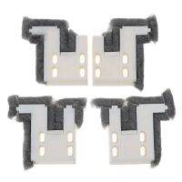 4pcs Sliding Window Buffer Block Up and Down Track Sealing Wind-proof Brush Strip Door Sound Insulation Pad