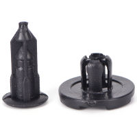 ?【Lowest price】MH 50X 8mm Auto bumper Fender Retainer PUSH Black Plastic FIXED clips ตัวยึด