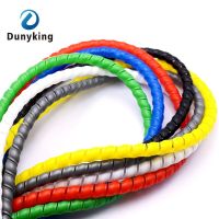 1/2/5Meters 8mm 10mm Line Organizer Pipe Protection Flexible Spiral Wrap Winding Cable Wire Protector Cable Sleeve Cover Tube