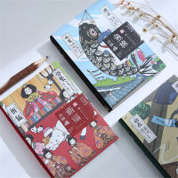 1pc Cute Cat Hand-painted Illustration Notebook DIY Hand Ledger Notepad 2021 Planner Journals Kawaii Japanese Stationery