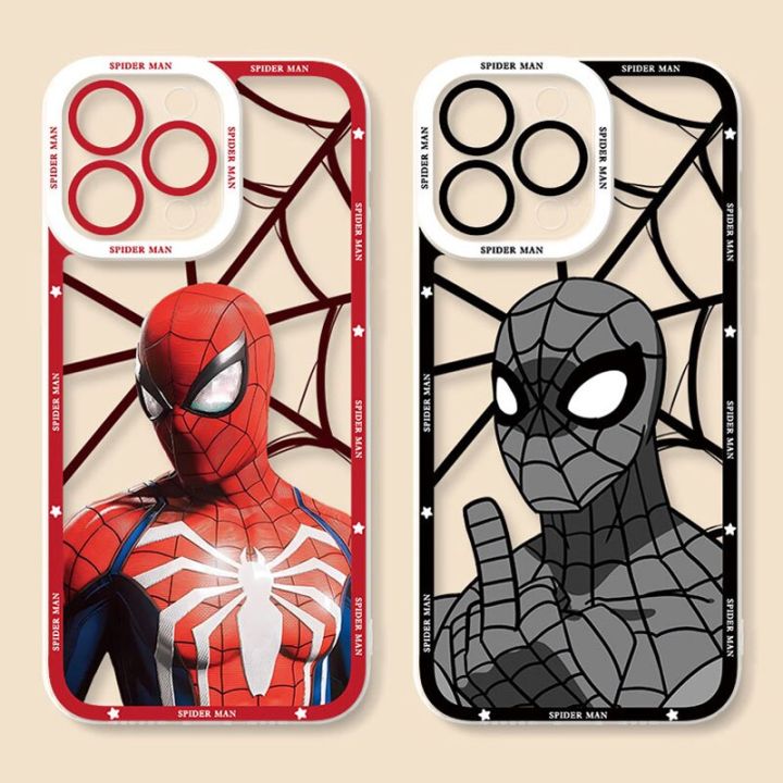 marvel-spider-man-case-for-samsung-galaxy-s23-s22-ultra-s21-s20-fe-s10-plus-note-20-10-9-a32-a52s-a52-a72-soft-silicone-cover-phone-cases