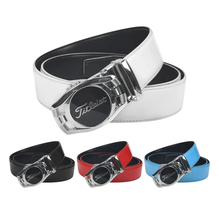 Titleist Golf belt men and women automatic buckle bare body sports belt