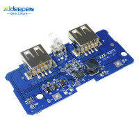 18650 Dual Micro USB 3.7V ถึง5V 2A Boost Mobile DIY 18650 Charger PCB Board Step Up โมดูล LED