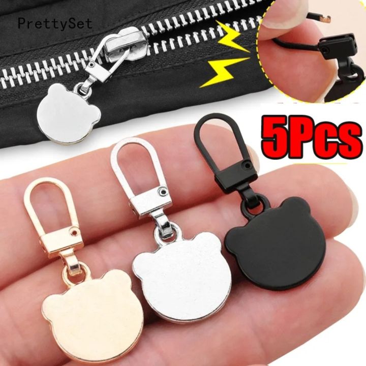 5pcs Detachable Replacement Zipper Pulls For Jackets, Down Jackets,  Luggage, Zipper Accessories