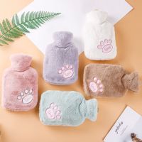 1000ML Cute Hot Water Bottles With Soft Cover Portable Winter Warm Water Bottle Hand Warmer Girls Hand Feet Heat Jug