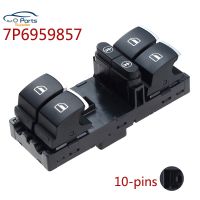 New 7P6959857 For VW Touareg Sharan For Seat Alhambra 2011 2012 2013 2014 2015 2016 Power Window Master Switch Chrome