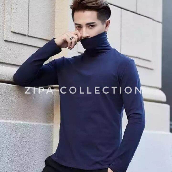 Kaos sale turtleneck pria