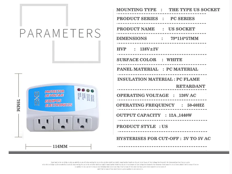  BSEED Electronic Surge Protector for Home Appliance