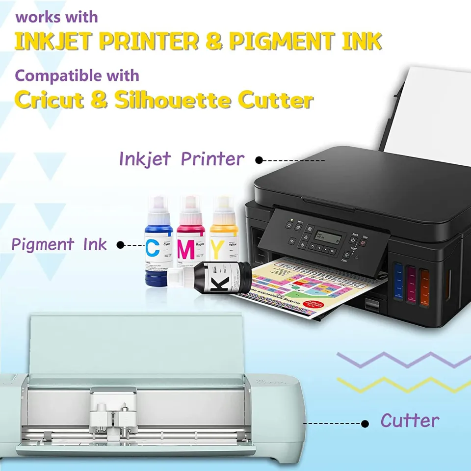 Printable Temporary Tattoo Paper for INKJET Printer 10 Sets DIY