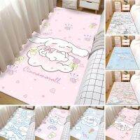 Sanrio Cinnamoroll ผ้าห่มข้างเตียงนอนพรมขนแพะเทียม,40-160ซม. ผ้าห่มตกแต่งพรมกันสิ่งสกปรกเบาะรองนั่ง